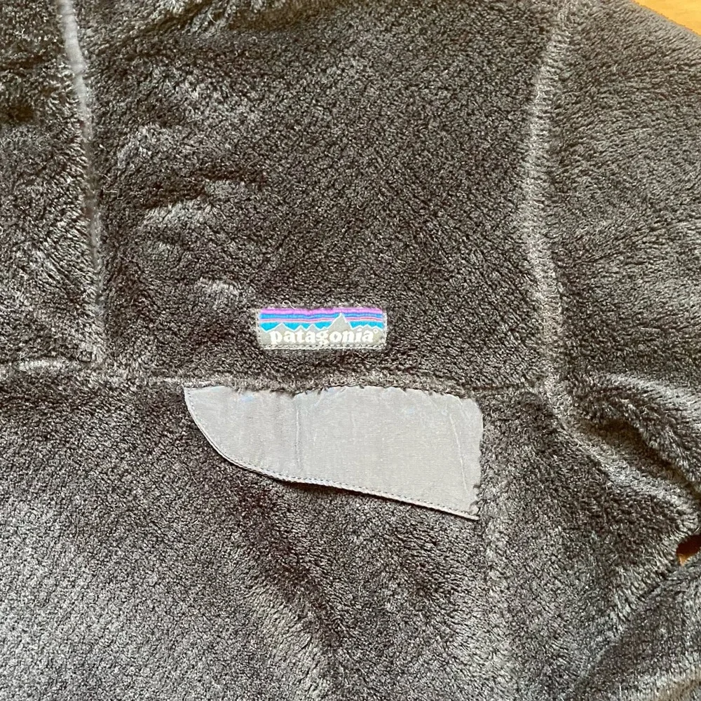Patagonia Re-Tool Snap-T High Pile Fleece Womens Sz S Black PolarTec - Picture 4 of 8